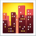 🌆 cityscape at dusk display on Apple