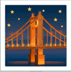 🌉 bridge at night display on Apple