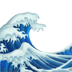 🌊 water wave display on Apple