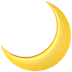 🌙 crescent moon display on Apple