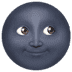 🌚 new moon face display on Apple