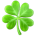 🍀 four leaf clover display on Apple