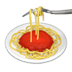 🍝 spaghetti display on Apple