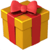 🎁 wrapped gift display on Apple