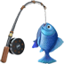 🎣 fishing pole display on Apple