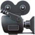 🎥 movie camera display on Apple