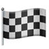 🏁 chequered flag display on Apple