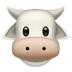 🐮 cow face display on Apple