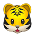 🐯 tiger face display on Apple