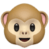 🐵 monkey face display on Apple