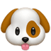 🐶 dog face display on Apple