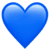 💙 blue heart display on Apple