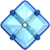 💠 diamond with a dot display on Apple