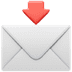 📩 envelope with arrow display on Apple