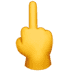 🖕 middle finger display on Apple