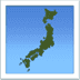 🗾 map of Japan display on Apple