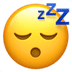 😴 sleeping face display on Apple