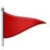 🚩 triangular flag display on Apple