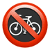 🚳 no bicycles display on Apple