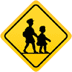 🚸 children crossing display on Apple