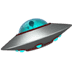 🛸 flying saucer display on Apple