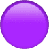 🟣 purple circle display on Apple