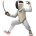 🤺 person fencing display on Apple