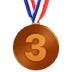 🥉 3rd place medal display on Apple