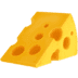 🧀 cheese wedge display on Apple