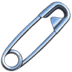 🧷 safety pin display on Apple