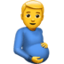 🫃 pregnant man display on Apple