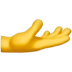 🫴 palm up hand display on Apple