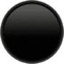 ⚫ black circle display on Apple