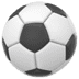 ⚽ soccer ball display on Apple