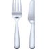 🍴 fork and knife display on Facebook