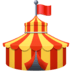 🎪 circus tent display on Facebook