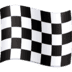 🏁 chequered flag display on Facebook