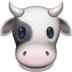 🐮 cow face display on Facebook