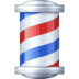 💈 barber pole display on Facebook