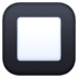 🔲 black square button display on Facebook