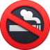 🚭 no smoking display on Facebook