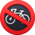 🚳 no bicycles display on Facebook