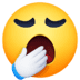 🥱 yawning face display on Facebook