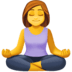 🧘 person in lotus position display on Facebook