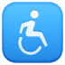 ♿ wheelchair symbol display on Facebook