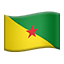 🇬🇫 flag: French Guiana display on Github