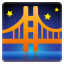 🌉 bridge at night display on Github