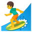 🏄 person surfing display on Github