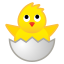 🐣 hatching chick display on Github