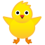 🐥 front-facing baby chick display on Github